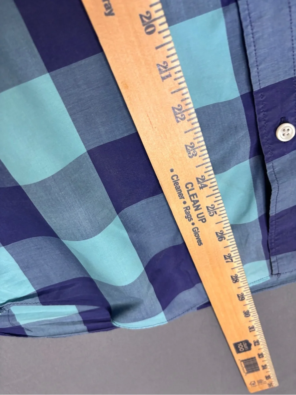 J.Crew Lightweight Button Shirt Men's M Slim Blue Aqua Buffalo Plaid Cotton
